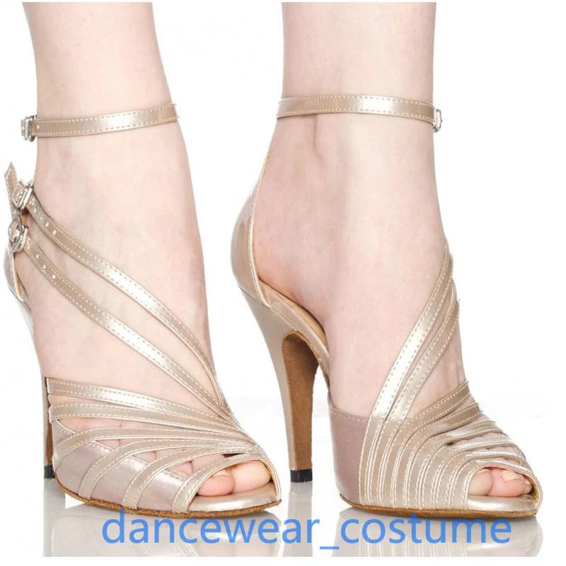 Ladies High Quality Heels Sandals Shoes Women Professional Party Ballroom Tango Jazz Samba Latin Salsa Shoes US5-9 Free Shipping