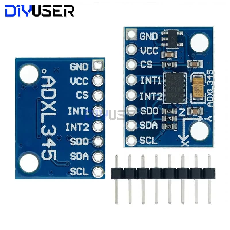 DIYUSER GY-291 ADXL345 digital three-axis acceleration of gravity tilt module IIC/SPI transmission In stock