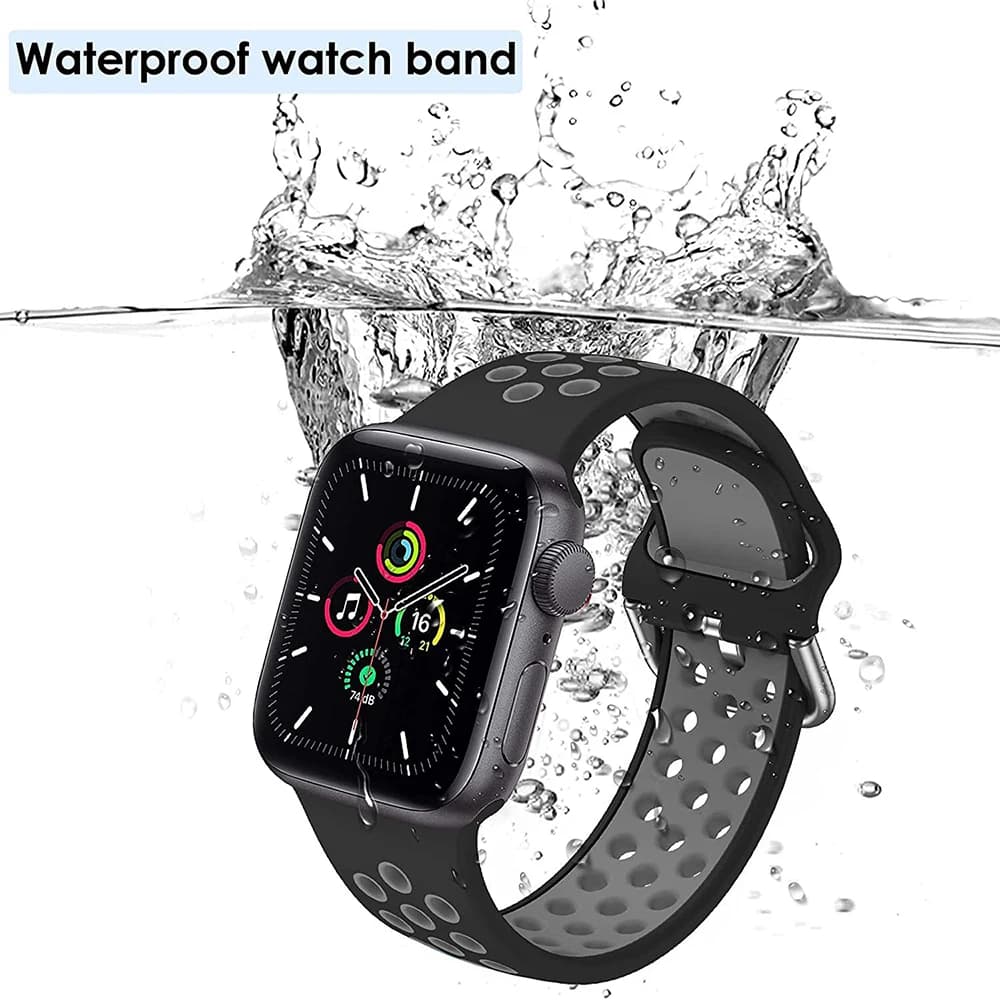 Sport Strap for Apple Watch Ultra 49mm Series 9 8 7 41mm 45mm 44mm 40mm 38MM 42MM Breathable wrist Bracelet iWatch 6 SE 5 3 Band