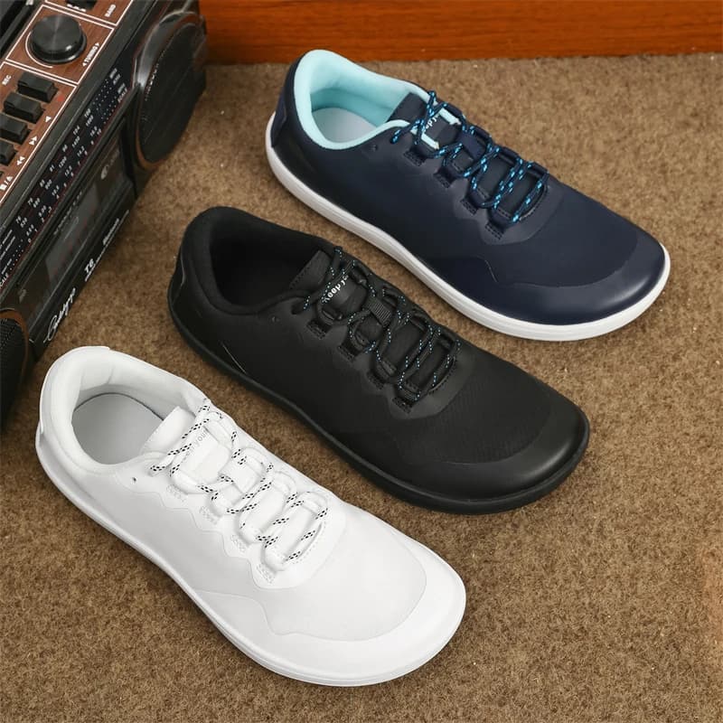 New Unisex Wider Shoes Men Barefoot Wide-toed Shoes Men's Wide Minimalist Barefoot Sneakers Flats Soft Zero Drop Sole Large Size