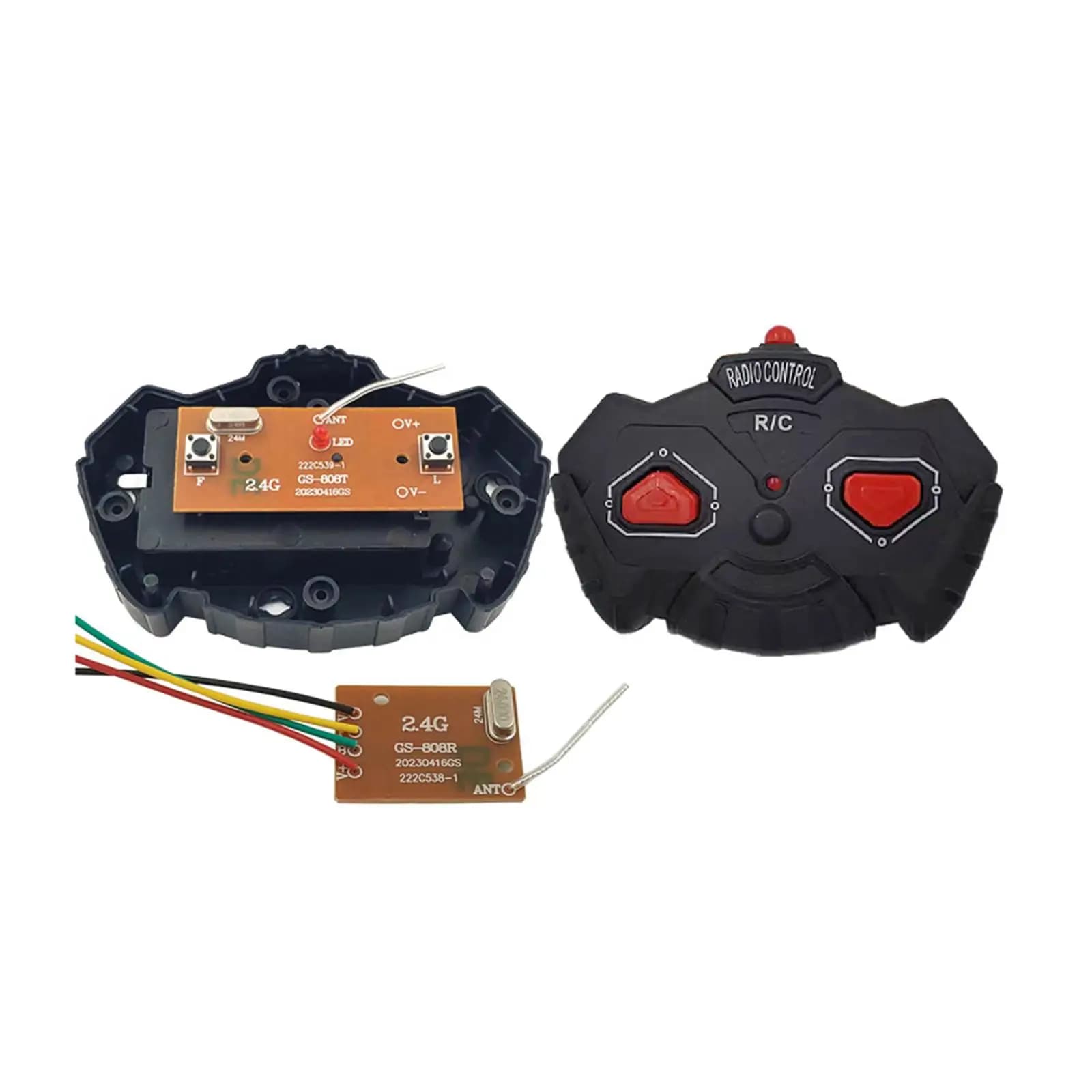 Transmitter and Receiver Board, DIY RC Parts, Lightweight, 2H for RC Car