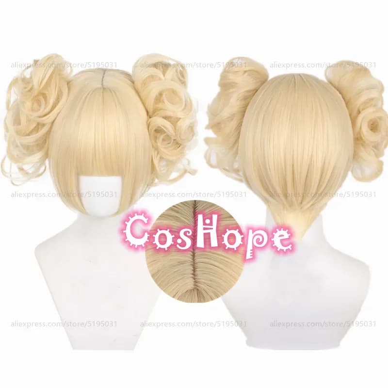 Himiko toga cosplay wig 30cm short blondd wig anime cosplay wigs heat resistant synthetic wigs