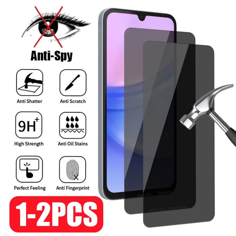1-2PCS Privacy Glass For Samsung Galaxy A53 A13 A33 A23 A52S A22 A73 S20 S21 FE 5G Anti-Spy Screen Protector for Samsung A32 A12