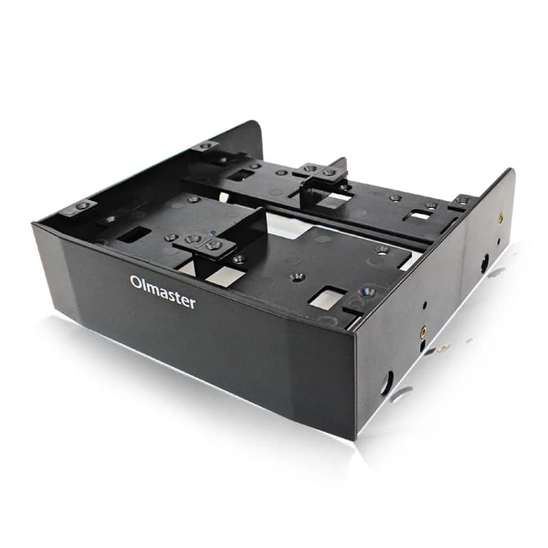 Olmaster MR-8802 HDD Conversion Rack Bracket Standard 5.25 Inch Device to 3.5In or for 6 x2.5'' SSD Multi-Functional 96BA