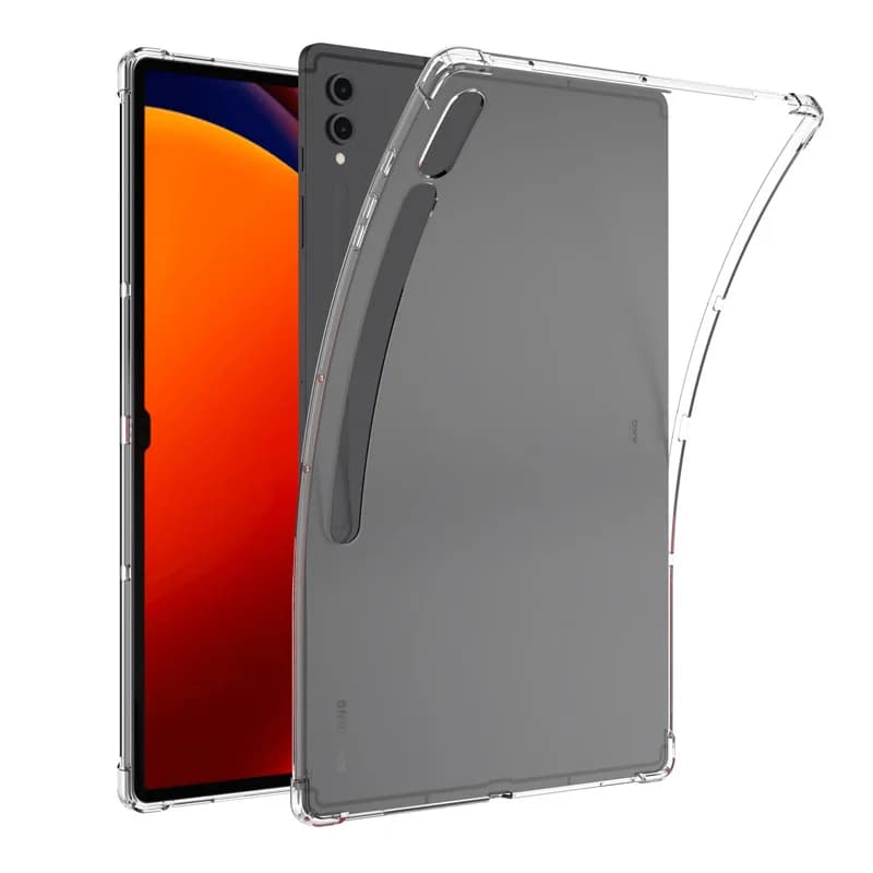 For Samsung Galaxy Tab S9 11 inch Transparent Case S9+ Plus 12.4 inch S9 Ultra 14.6 inch Soft Tpu Airbag Cover Funda