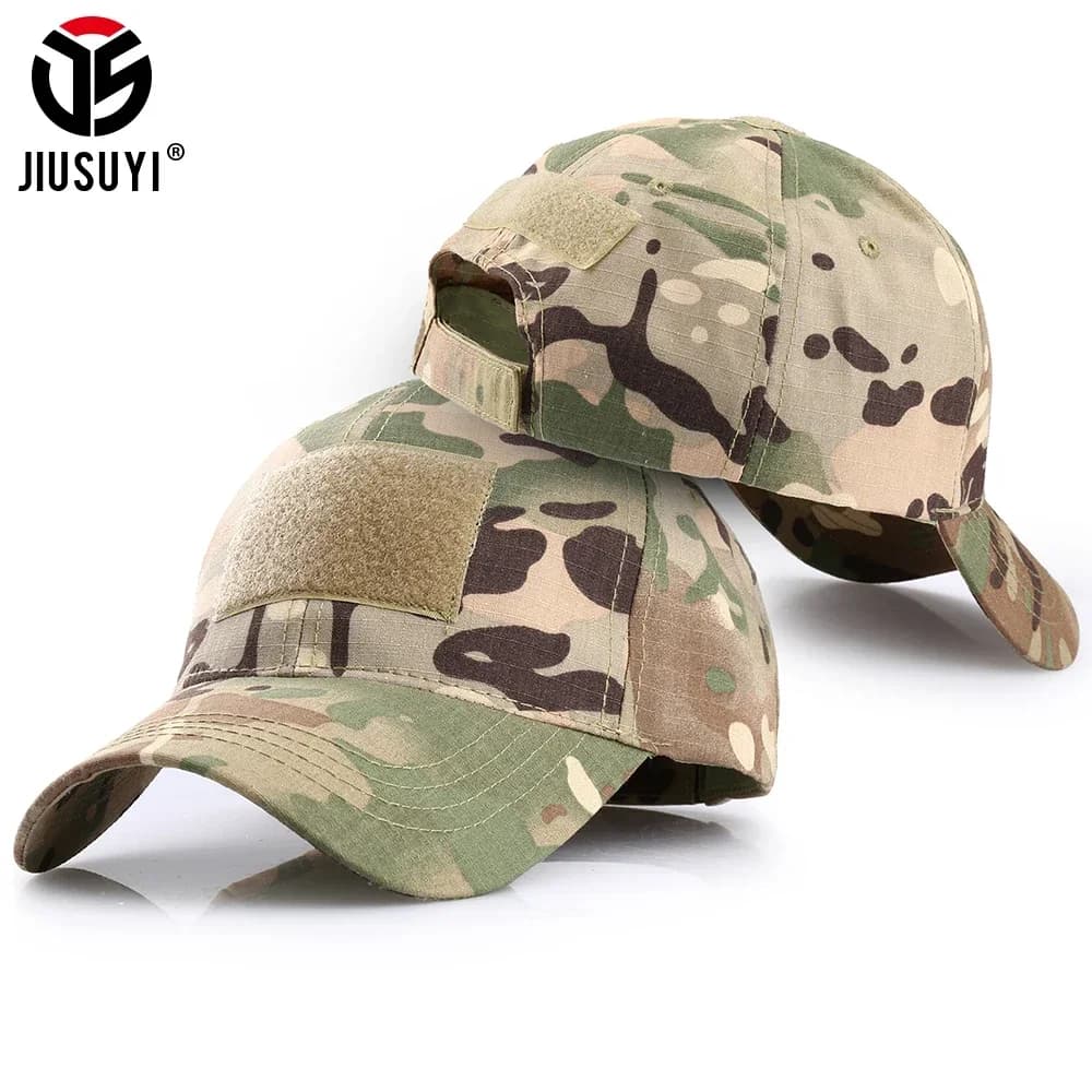 Camouflage Tactical Baseball Caps Mesh Breathable Trucker Hat Airsoft Sport Hunting Camping Adjustable Snapback Sun-proof Hats
