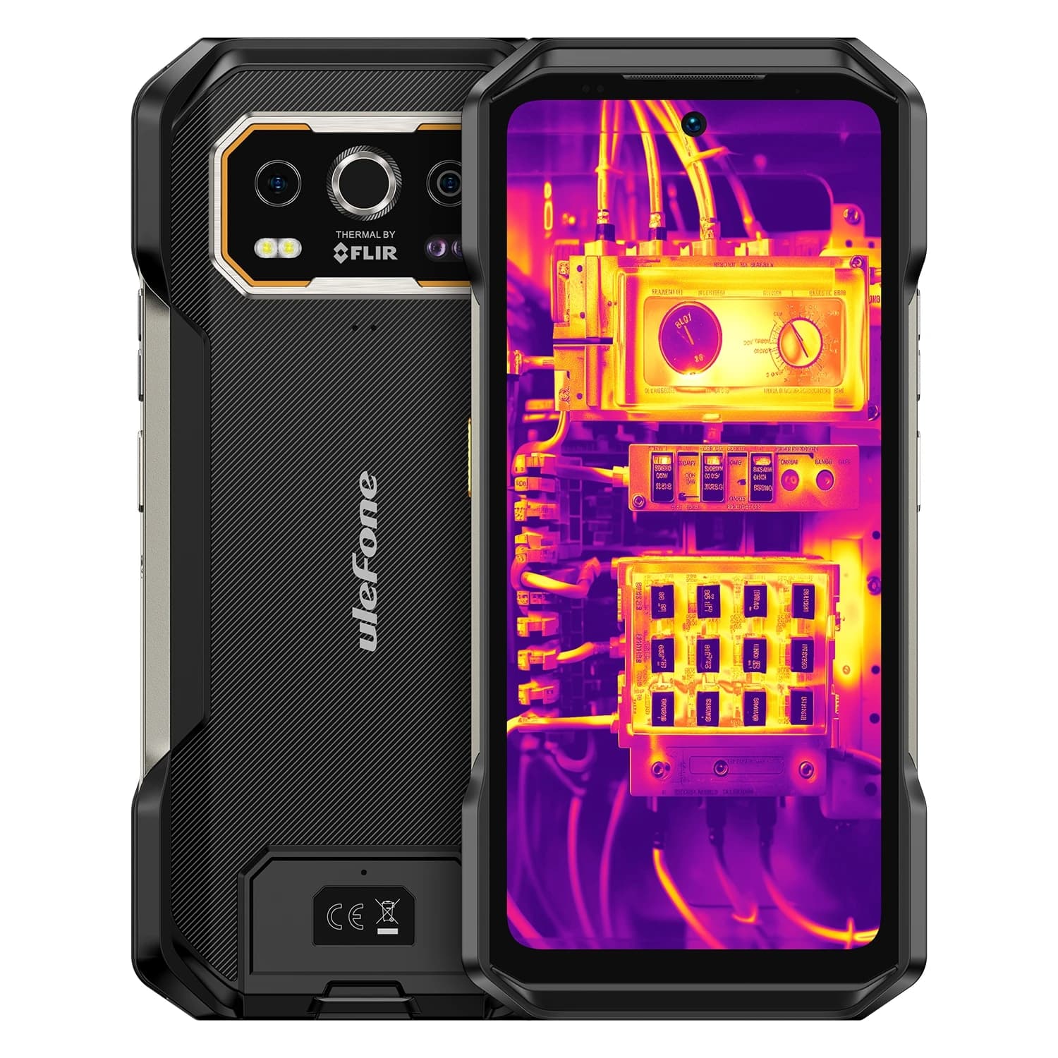 Ulefone Armor 27T Pro Rugged Phone 5G Thermal Imaging 6.78'' 10600mAh 33W 12GB+256GB 64MP Night Vision Camera Android 14 NFC