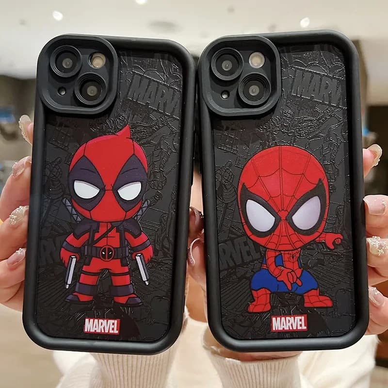 Cool Marvel Spider Man Soft Silicone Phone Case For iPhone 16 14 15 13 Pro Max 12 11 PRO XR XS MAX 7 8 Plus SE 2020 Back Cover
