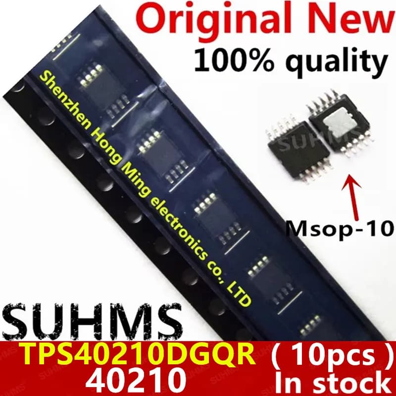 (10piece)100% New TPS40210DGQR TPS40210 40210 msop-10