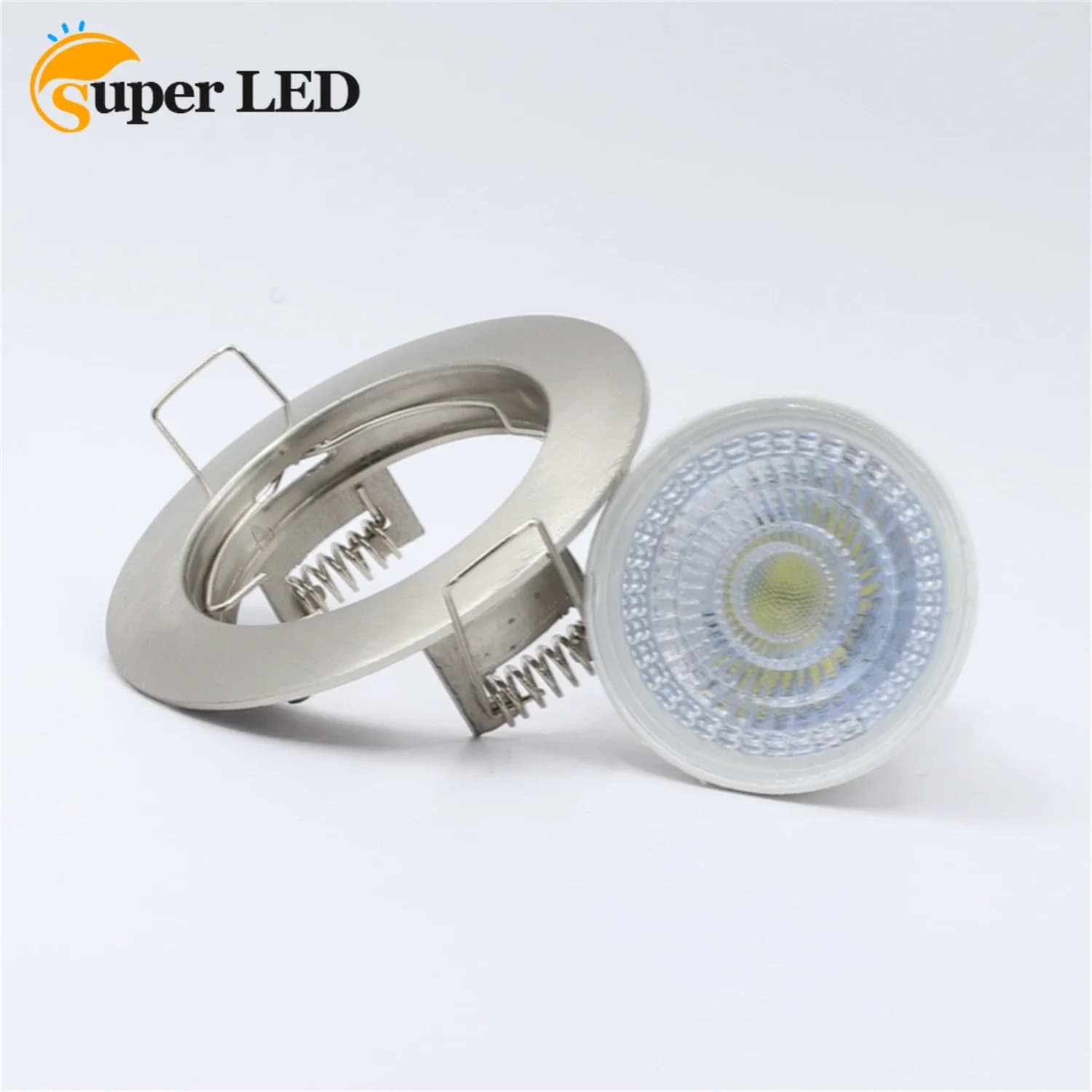Led Spotlight Cut Hole 55mm Fixture Frame GU10 Light Holder and Base MR16 GU10 Base Socket