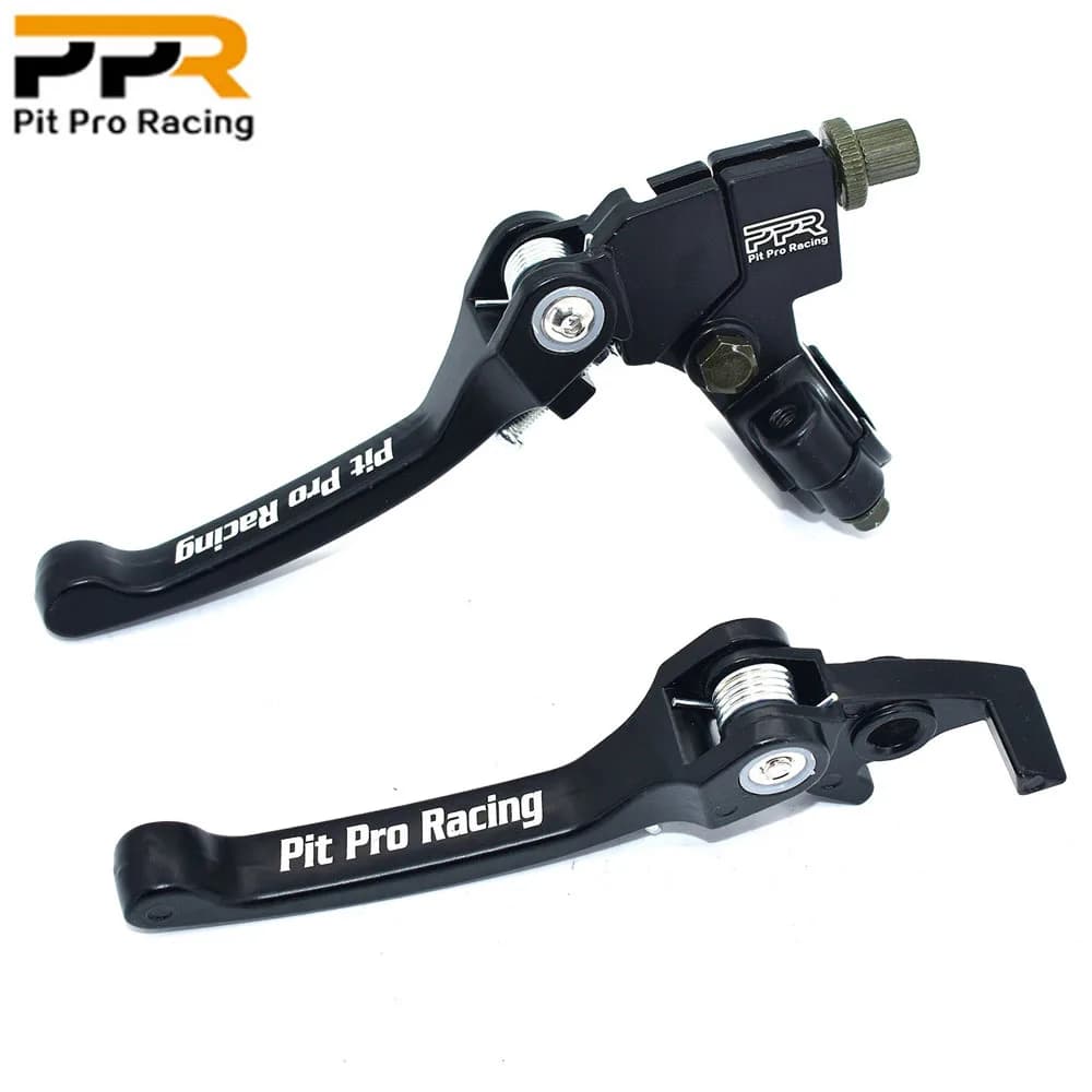 CRF KLX Pit Pro Xmotos BSE KAYO Pit Dirt Bikes parts most Aluminum Alloy Folding Clutch lever Brake Lever set free shipping