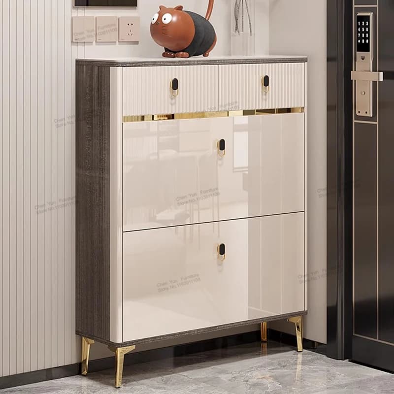 Storage Custom Shoe Cabinets Minimalism Luxury Home Furniture Multilayer Indoor Shoe Cabinets Doorway Balcony Armario De Zapatos