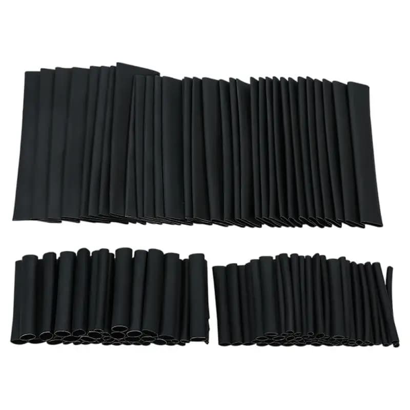 127Pcs Heat Shrink Tube Sleeving Tubing Assortment Kit Electrical Connection Electrical Wire Wrap Cable Waterproof Shrinkage 2:1