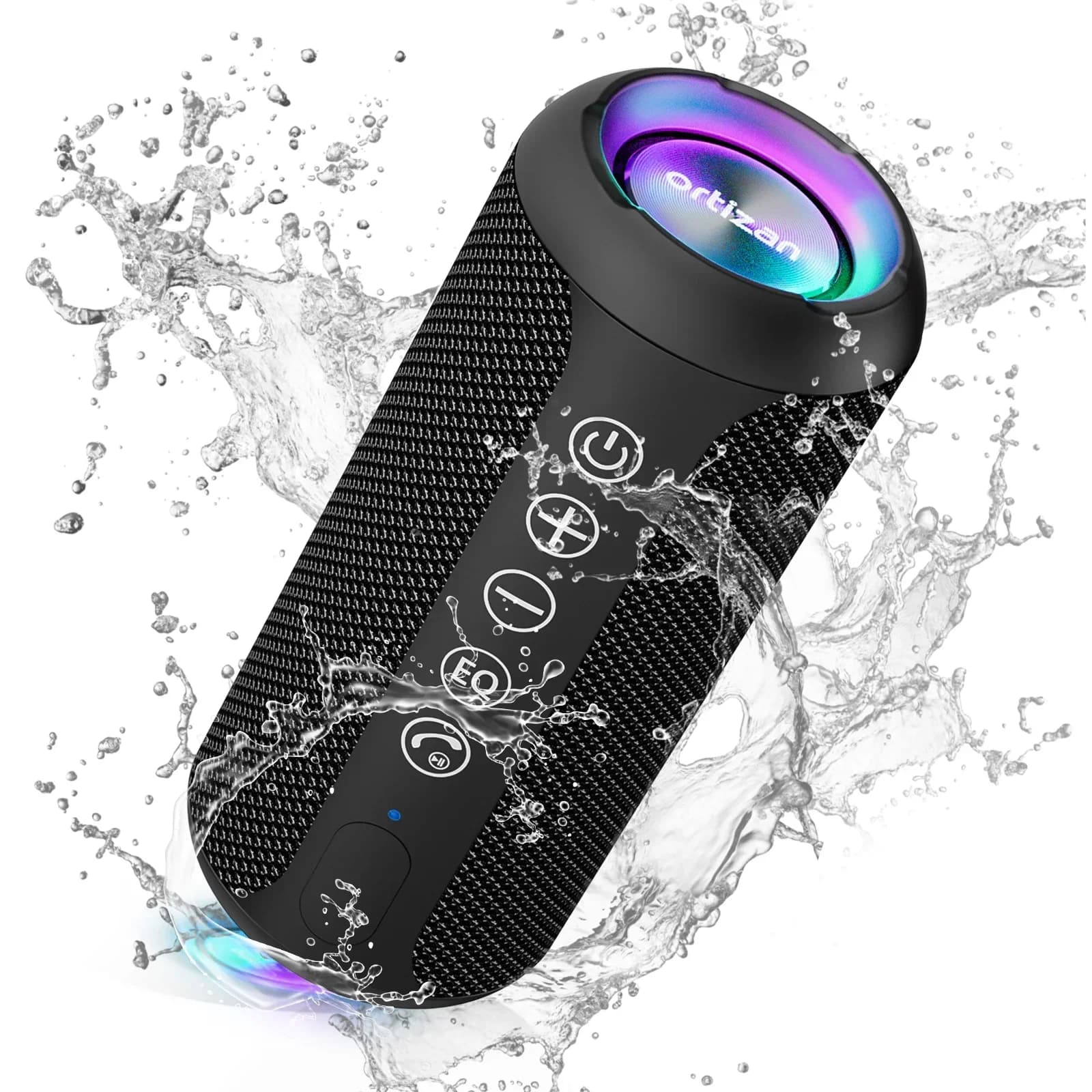 Ortizan X10 Portable Bluetooth Speaker TWS Wireless Bass Subwoofer Waterproof Outdoor Speakers Boombox AUX TF Stereo Loudspeaker