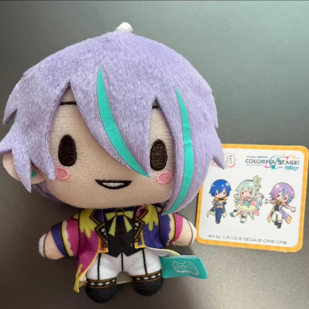 10cm Pjsk Plush Keychain Project Sekai Kamishiro Rui Stuffed Plushie Pendant  Yoisaki Kanade Kawaii Backpacks Ornaments Toy Gift