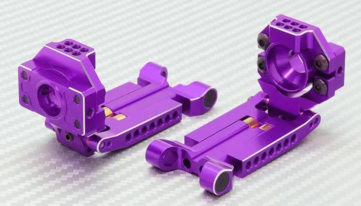 Wrap Up Next FSG free geometry rear suspension system Rear swing arm rear cup black/red/purple