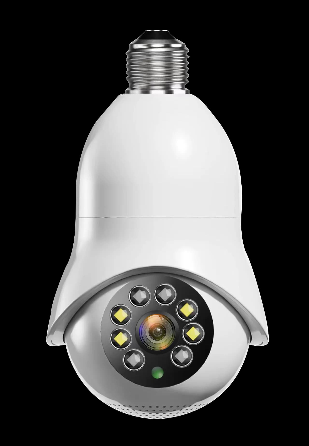 2MP 1080P EC85 2.4G&5G Dual Band E27 Lamp Head Socket  PTZ IP Camera Full Color AI Humanoid Detection Intercom CCTV Baby Monitor