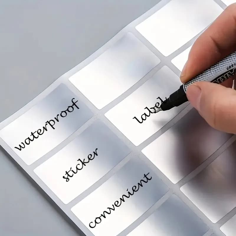 160Pcs/320Pcs Removable Waterproof Label Stickers Ideal for Organizing Office & Home Use Storage Freeze Food Design
