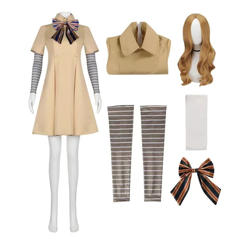 M3gan cosplay costume womens robot movie m3gan cosplay costumes wig Halloween costumes for girls adult