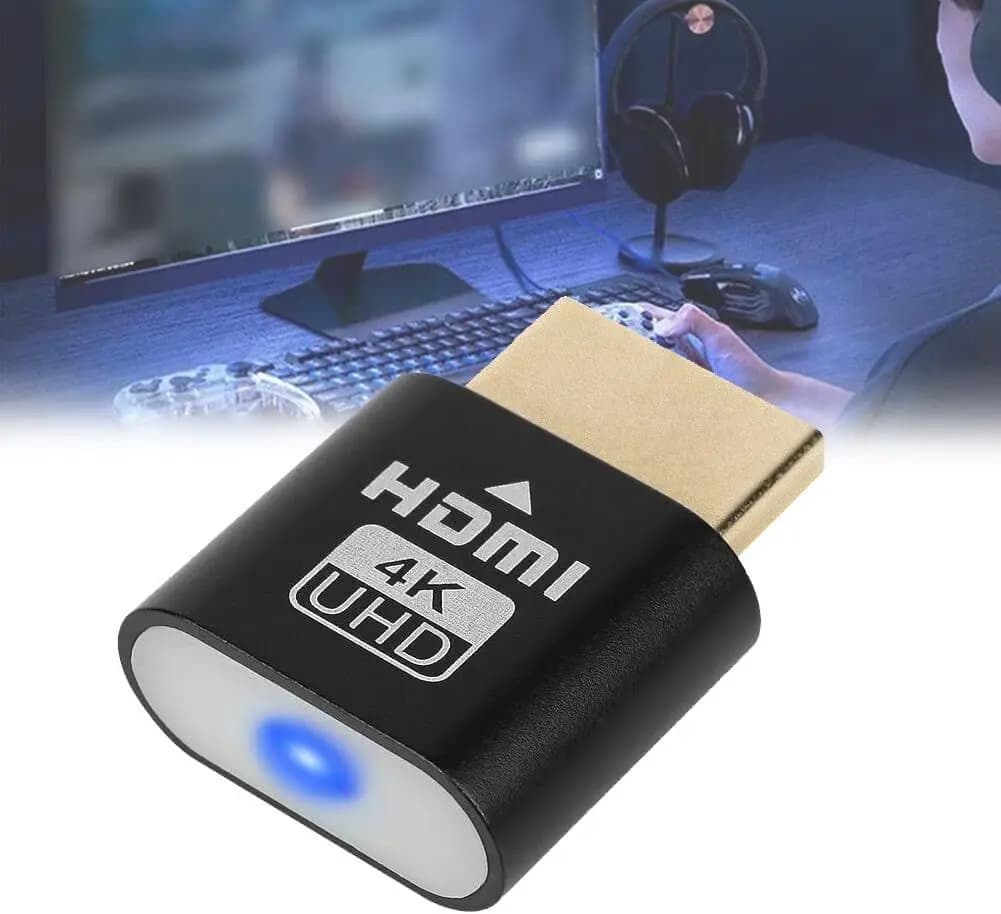 HDMI Graphics Card Deception Device DP Virtual Display High-Resolution Wireless Display Adapter Gaming studio VGA False Load