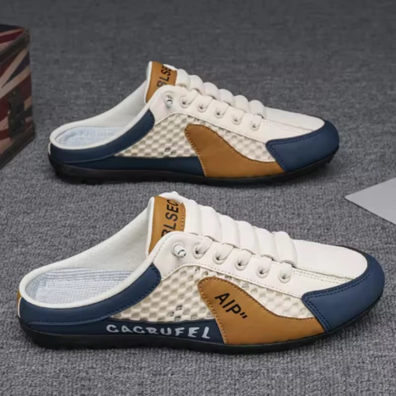 Men's Fashion Soft-soled Half Slippers Summer Men Trendy Bottom Casual Shoes Soft Sole Support Shoes Sneakers Zapatos De Hombre