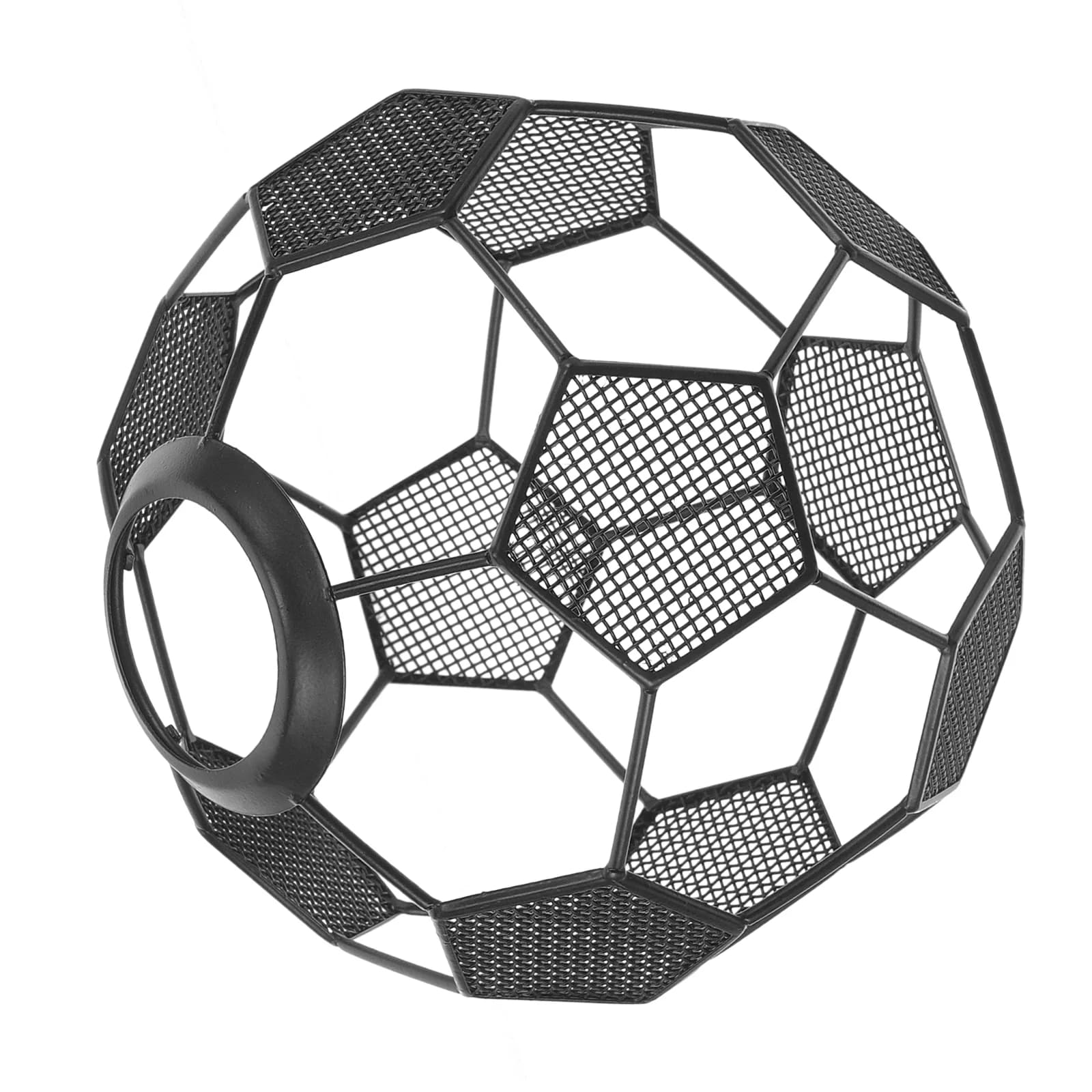 Football Lampshade Shades for Restaurant Replacement Light Bulbs Ceiling Metal Hollow Out Soccer Fan Decorative Pendant Hanging