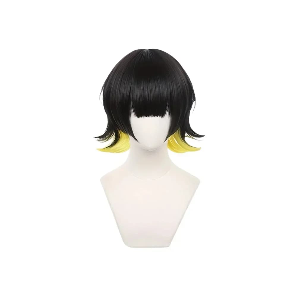 High Quality Blue Lock Bachira Meguru Cosplay Wig Short Heat Resistant Synthetic Hair Role Play Anime Wigs
