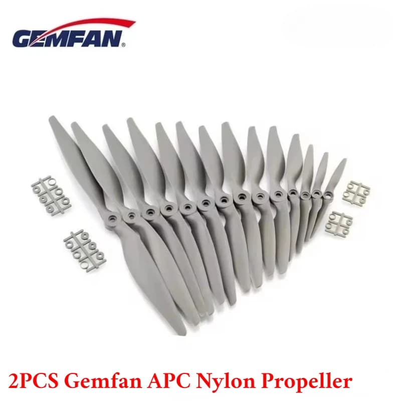 2PCS Gemfan Apc Nylon Propeller 5x5/6x4/7x5/8x4/8x6/9x6/10x5/10x7/11x5.5/12x6/13x6.5/14x7/16x8/17x10 Props For RC Model Airplane