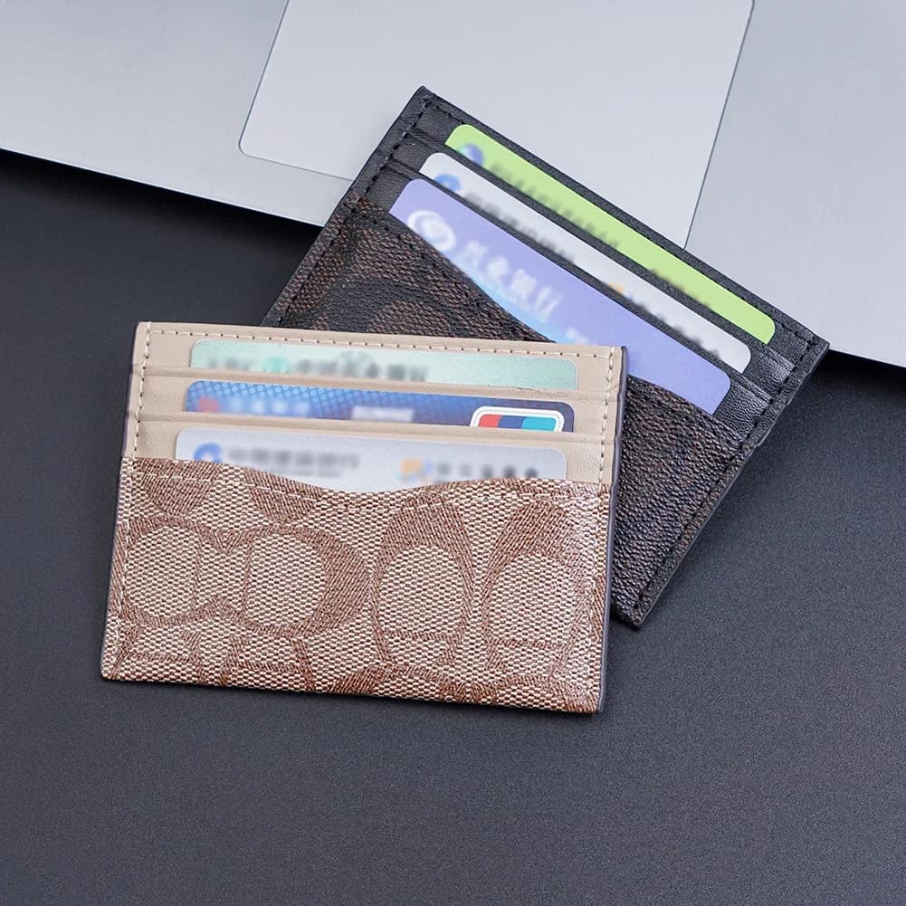 Compact Luxury Design Wallets for Women Multi-Function Card Holder PU Leather Female Small Card Bag Short Women's Purse