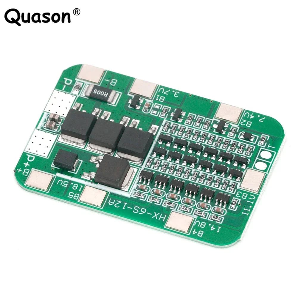 6S 12A 24V PCB BMS Protection Board For 6 Pack 18650 Li-ion Lithium Battery Cell Module New Arrival