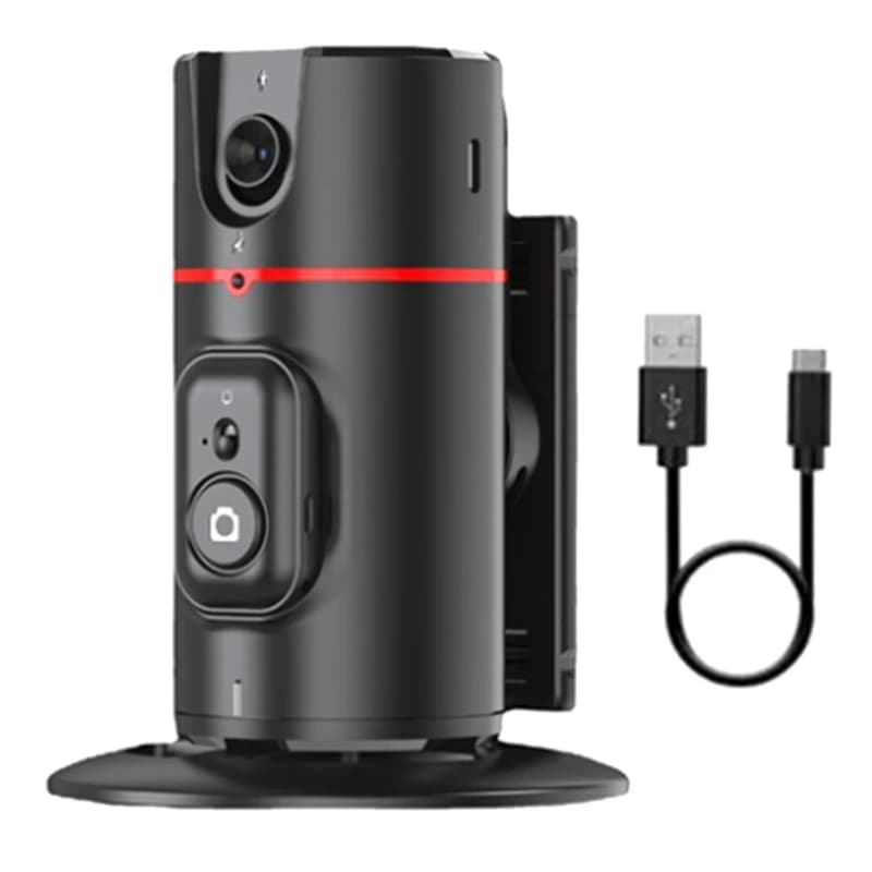 P02 360° Gimbal Stabilizer Desktop AI Automatic Tracking Gimbal With Remote For Smartphone Stabilizer