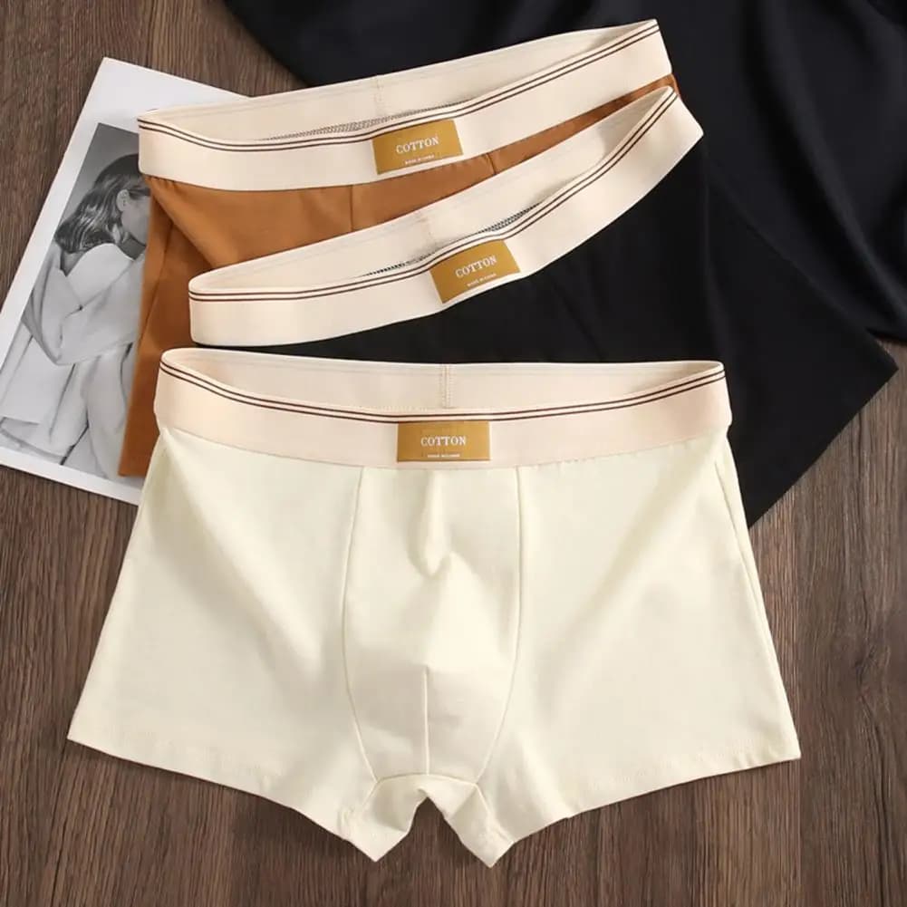 Men's Cotton Underwear Breathable Cool Comfortable Fashionable Sexy And Large Shorts Suitable For Daily Wear Men's Underwear