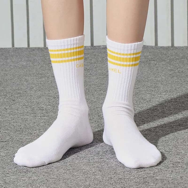 GOLDEN CAMEL Mens Socks Sweat-absorbent Breathable Socks for Men and Women Antibacterial Running Sports Football Socks