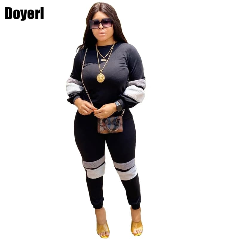 Autumn Winter Tracksuit Women 2 Piece Set Casual Sweatshirt Top and Pants Set Streetwear Lounge Sweat Suits Women Two Piece Set