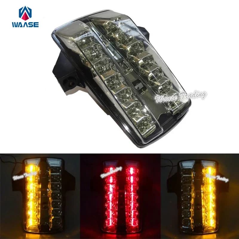 E-Marked Taillight Tail Brake Turn Signal Integrated Led Light Smoke Lens For SUZUKI SV650 SV650S SV1000 SV1000S SV 650/S 1000/S