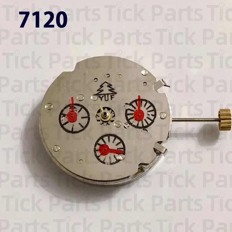 New 7120 Movement 6 Hands Dandong Unified Machine 3/6/9 Small Second Fully Automatic Mechanical Watch Movement Accessories