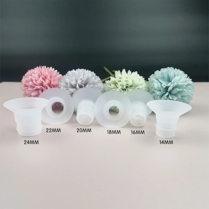 Silicone Inserts Converter 14mm 16mm 18mm 20mm 22mm 24mm for Collection Cup Wearable Breast Accessories Replacement