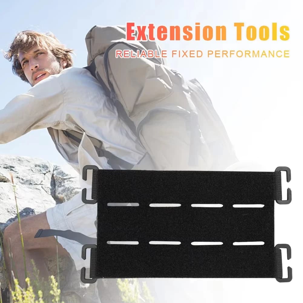 Molle Patches Attachment Hook&Loop Panel DIY Badges Patch Display Holder Board Bags Backpack Vest Converter Ribbon Adapter