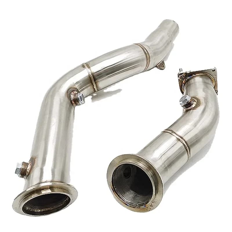 Quality Exhaust Downpipe For M4 F80 F82 3.0T 2014-2019 Stainless Steel Catless downpipe without Car Exhaust System