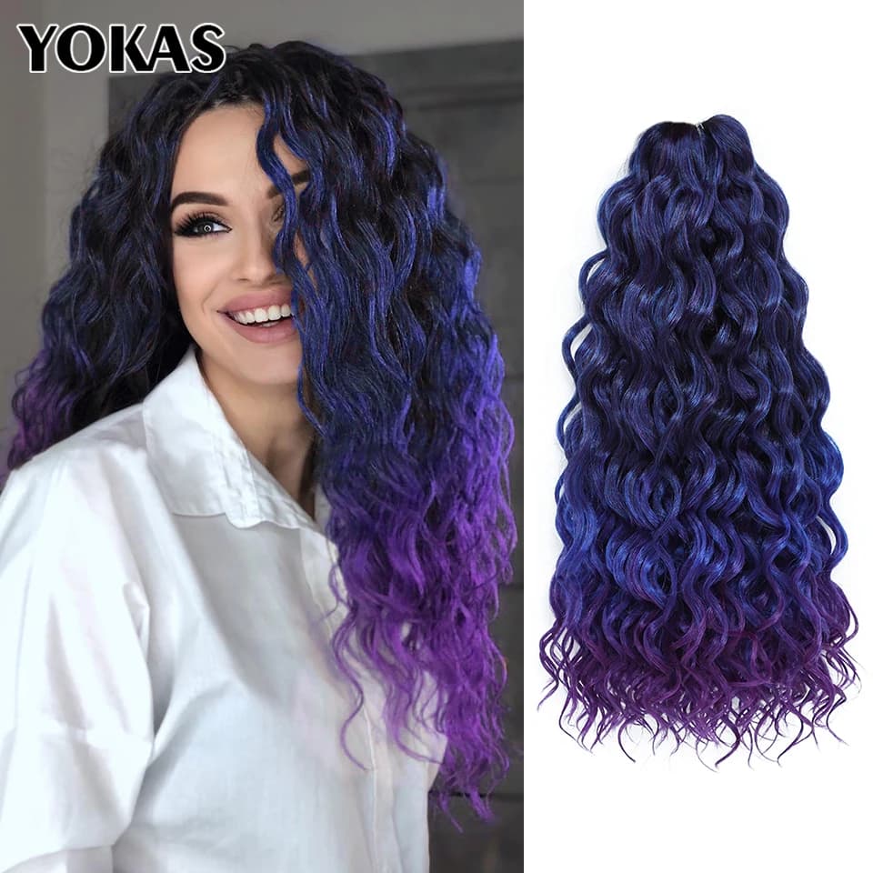 Crochet Braids Hair Extensions Cheveux Synthetic Curly Tresses French Curl Locs For Africaines In Packages Meches Naturel Locks