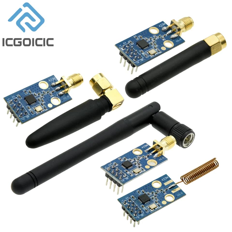 CC1101 Wireless Module With SMA Antenna Wireless Transceiver Module For Arduino 433MHZ
