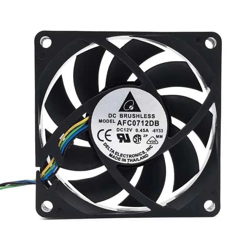 New For Delta AFC0712DB DC12V 0.45A 7015 7CM  4pin PWM Speed Control CPU Cooling Fan