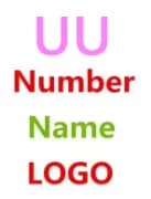 UU- Custom Name And Number
