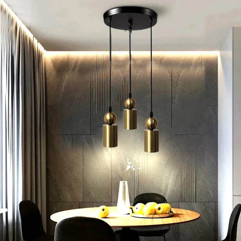 Nordic Simple Pendant Lights Dining Room Bedroom Decor Hanging Lamp GU10 Bulb  Restaurant Bar Suspension Chandeliers Lighting