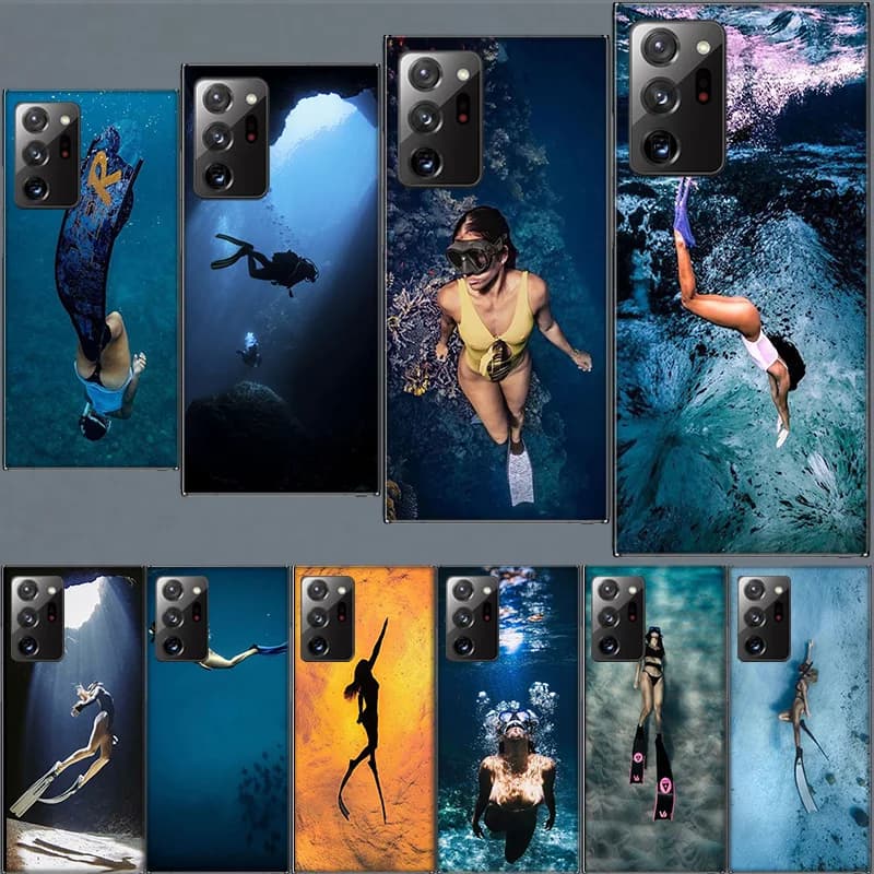Scuba Diving Case for Samsung S24 FE S25 Ultra A05S A55 A35 A25 A15 Galaxy Note 20 Ultra 10 Lite 9 8 M30S M52 M51 M32 J8 J6 J4 P