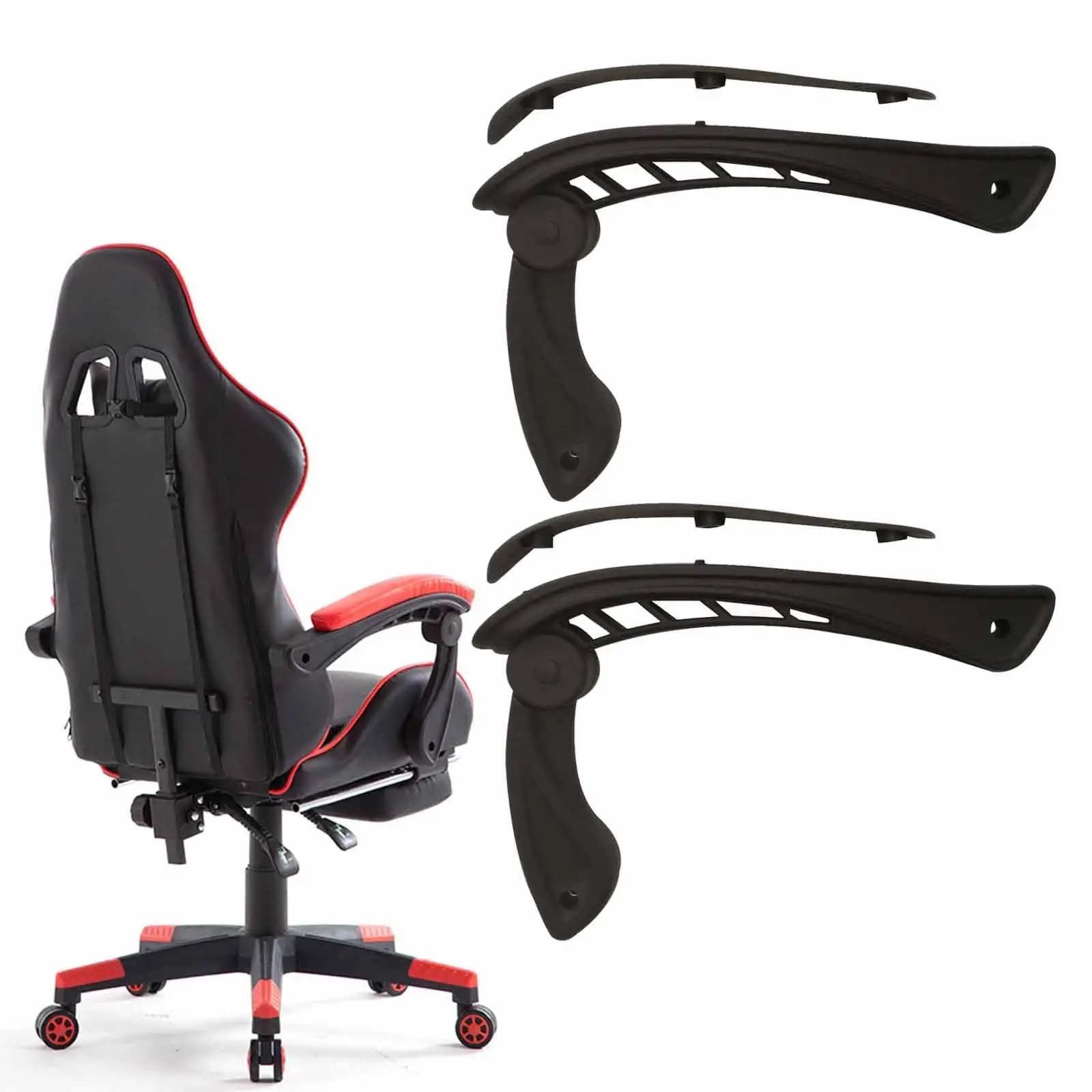 2Pcs Universal Office Chair Armrest Armrest Replacement Accessories Linkage Armrest Reusable for Computer Chair Gaming Chair