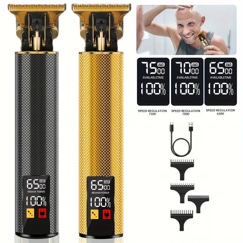 Large-screen Power Display T9 Retro Original Suit Machine Large-capacity Battery Super Long Battery Life Barber Clipper Hair