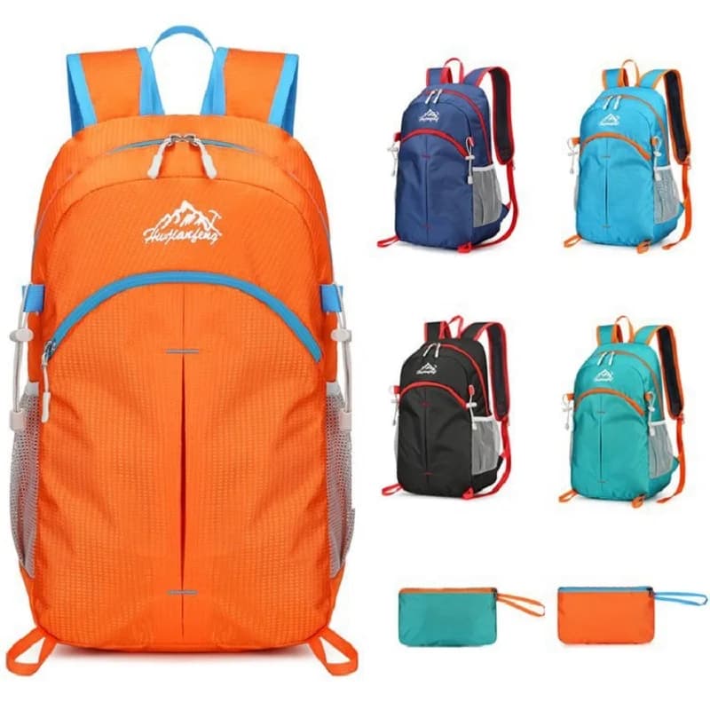 Unisex Hiking Backpack Bag Men's and women's outdoor travel cycling Backpack leisure wear-resistant folding nylon backpack
