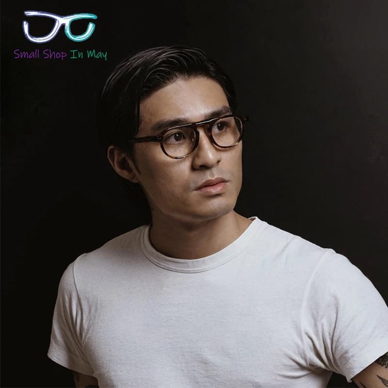 Fashion new board tortoise shell trend unisex personality designer myopic presbyopia anti-blue light glasses frame