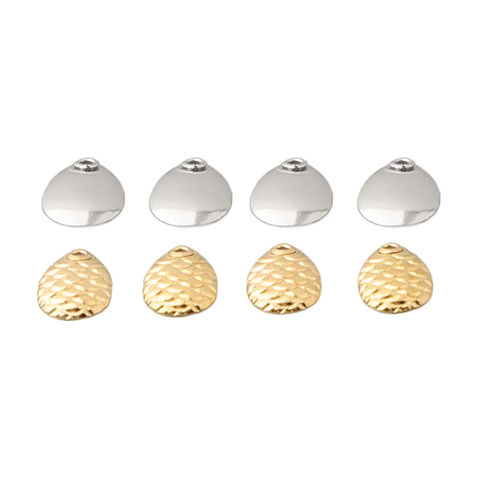 Shiny Spinner Blades 50Pcs/Pack Assortment For Tackle Craftsmanship Sparkling Spinner Rings Blades Carp Fishing Accessories